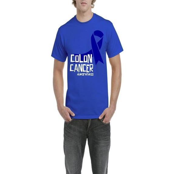 NIB - Men's T-Shirt Short Sleeve - Colon Cancer