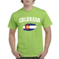 thumbnail image 1 of NIB - Men's T-Shirt Short Sleeve, up to Men Size 5XL - Colorado Flag, 1 of 5