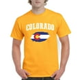 thumbnail image 1 of NIB - Men's T-Shirt Short Sleeve, up to Men Size 5XL - Colorado Flag, 1 of 5