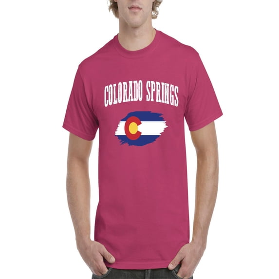 NIB - Men's T-Shirt Short Sleeve, up to Men Size 5XL - Colorado Springs