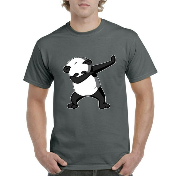 NIB - Men's T-Shirt Short Sleeve, up to Men Size 5XL - Dancing Panda
