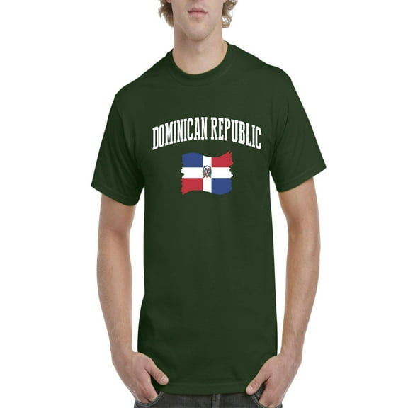 NIB - Men's T-Shirt Short Sleeve, up to Men Size 5XL - Dominican Republic