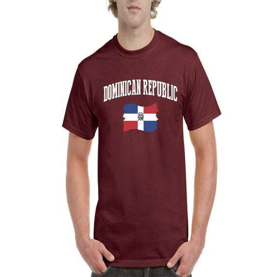 NIB - Men's T-Shirt Short Sleeve, up to Men Size 5XL - Dominican Republic