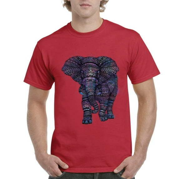 NIB - Men's T-Shirt Short Sleeve, up to Men Size 5XL - Elephant