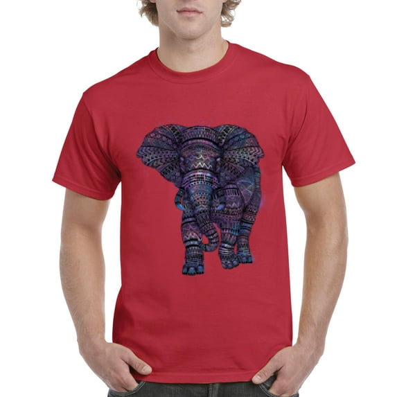 NIB - Men's T-Shirt Short Sleeve, up to Men Size 5XL - Elephant