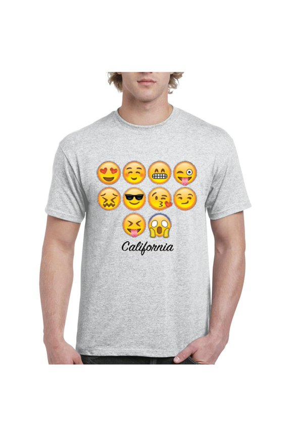 - Men's T-Shirt Short Sleeve, up to Men Size 5XL - Emoji Entourage