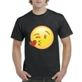 thumbnail image 1 of NIB - Men's T-Shirt Short Sleeve - Emoji Winky Face, 1 of 5