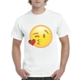 thumbnail image 1 of NIB - Men's T-Shirt Short Sleeve - Emoji Winky Face, 1 of 3