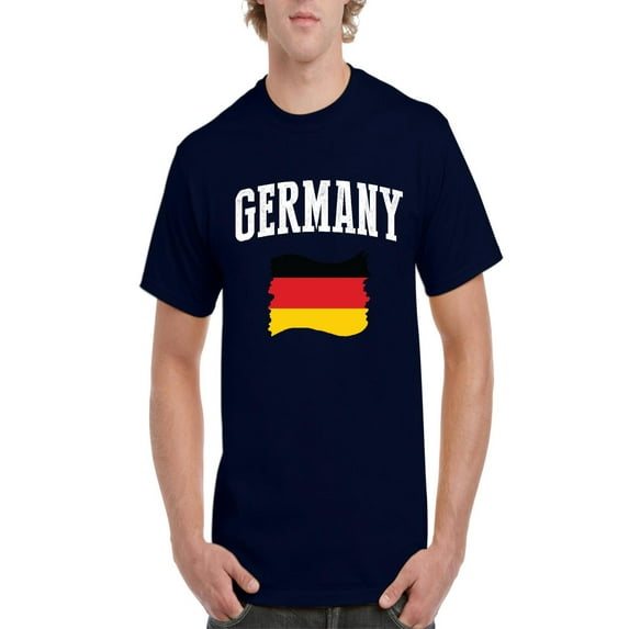 NIB - Men's T-Shirt Short Sleeve, up to Men Size 5XL - Germany Flag