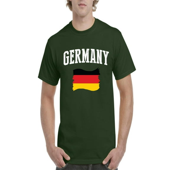 NIB - Men's T-Shirt Short Sleeve, up to Men Size 5XL - Germany Flag