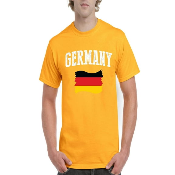 NIB - Men's T-Shirt Short Sleeve, up to Men Size 5XL - Germany Flag
