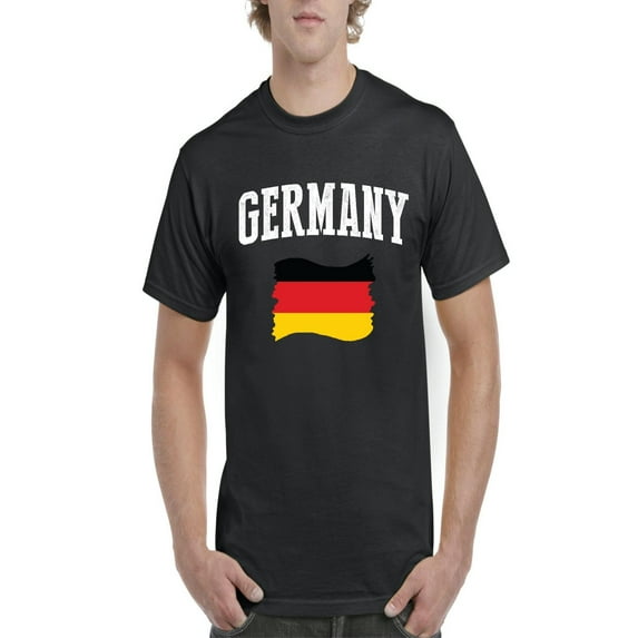 NIB - Men's T-Shirt Short Sleeve, up to Men Size 5XL - Germany Flag
