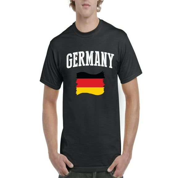 NIB - Men's T-Shirt Short Sleeve, up to Men Size 5XL - Germany Flag