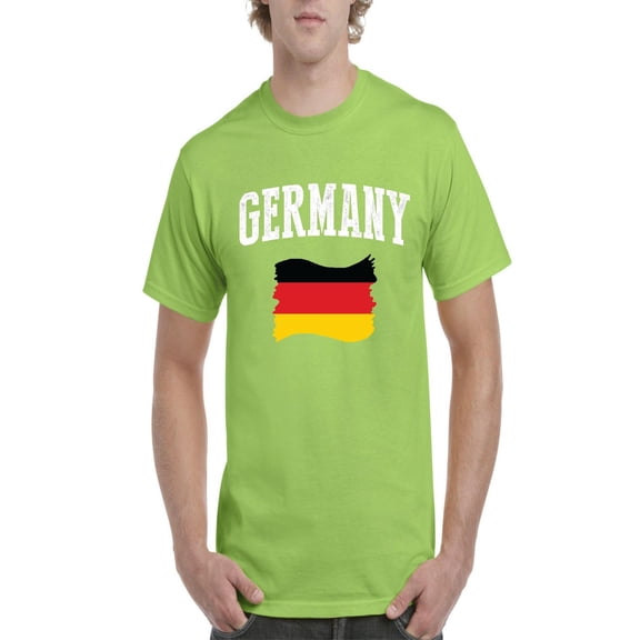 NIB - Men's T-Shirt Short Sleeve, up to Men Size 5XL - Germany Flag