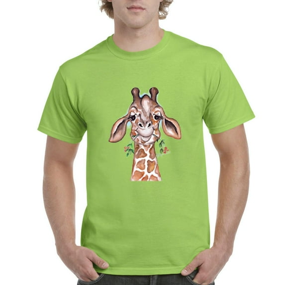NIB - Men's T-Shirt Short Sleeve - Giraffe