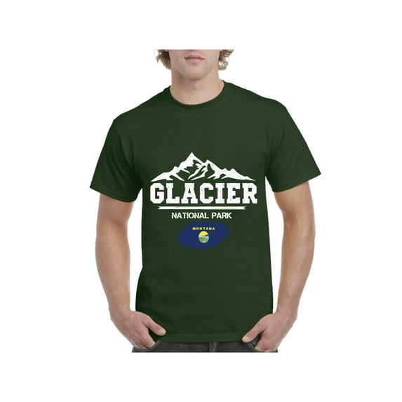 NIB - Men's T-Shirt Short Sleeve - Glacier National Park