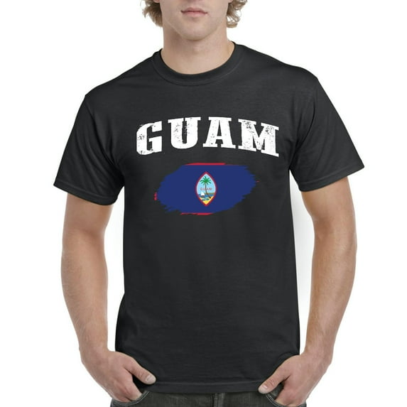 NIB - Men's T-Shirt Short Sleeve - Guam Flag