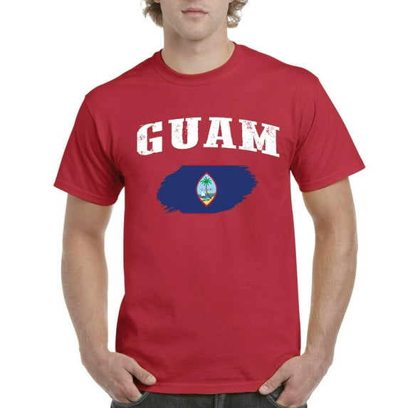 NIB - Men's T-Shirt Short Sleeve - Guam Flag