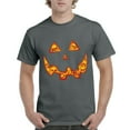 thumbnail image 1 of NIB - Men's T-Shirt Short Sleeve, up to Men Size 5XL - Halloween Costume Pumpkin Face, 1 of 5