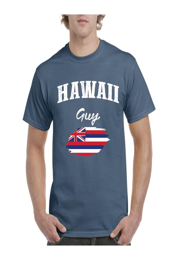 NIB - Men's T-Shirt Short Sleeve, up to Men Size 5XL - Hawaii Guy