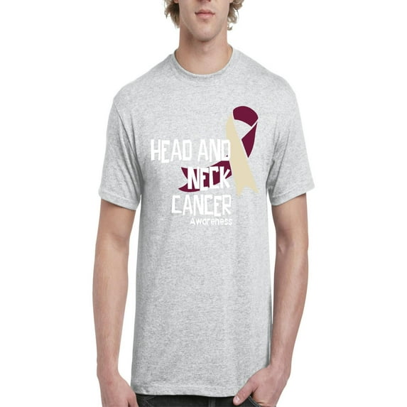 NIB - Men's T-Shirt Short Sleeve - Head and Neck Cancer