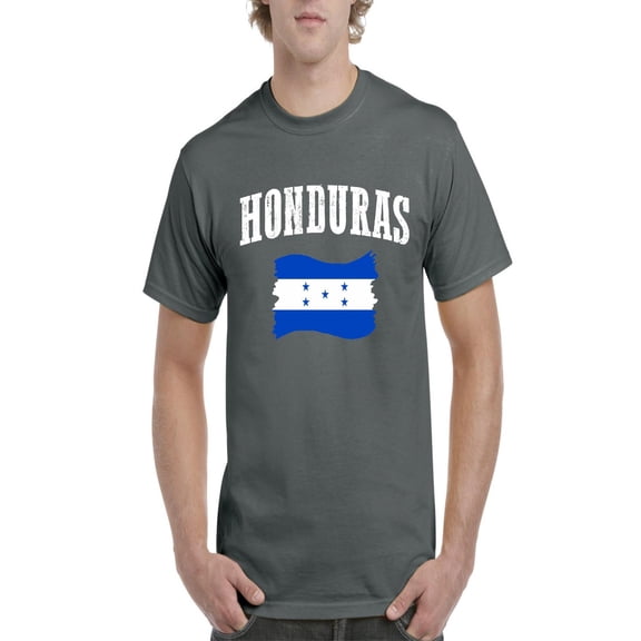 NIB - Men's T-Shirt Short Sleeve, up to Men Size 5XL - Honduras Flag