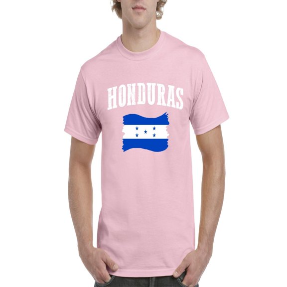 NIB - Men's T-Shirt Short Sleeve, up to Men Size 5XL - Honduras Flag