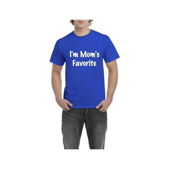 NIB - Men's T-Shirt Short Sleeve, up to Men Size 5XL - I'm Mom's Favorite