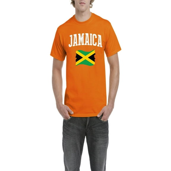 NIB - Men's T-Shirt Short Sleeve, up to Men Size 5XL - Jamaica Flag