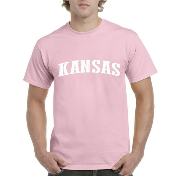 NIB - Men's T-Shirt Short Sleeve, up to Men Size 5XL - Kansas