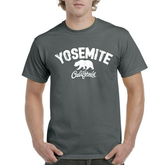 NIB - Men's T-Shirt Short Sleeve, up to Men Size 5XL - NATIONAL PARK Yosemite