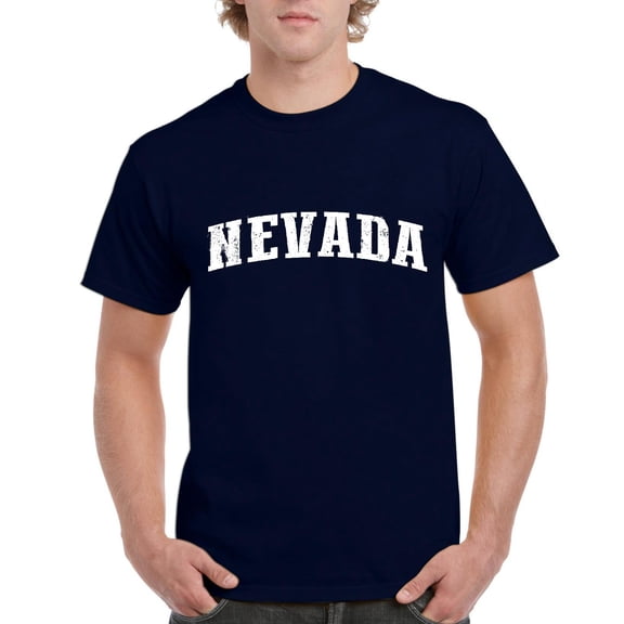 NIB - Men's T-Shirt Short Sleeve, up to Men Size 5XL - Nevada Las Vegas