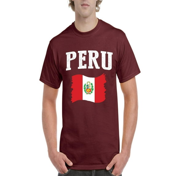 NIB - Men's T-Shirt Short Sleeve, up to Men Size 5XL - Peru