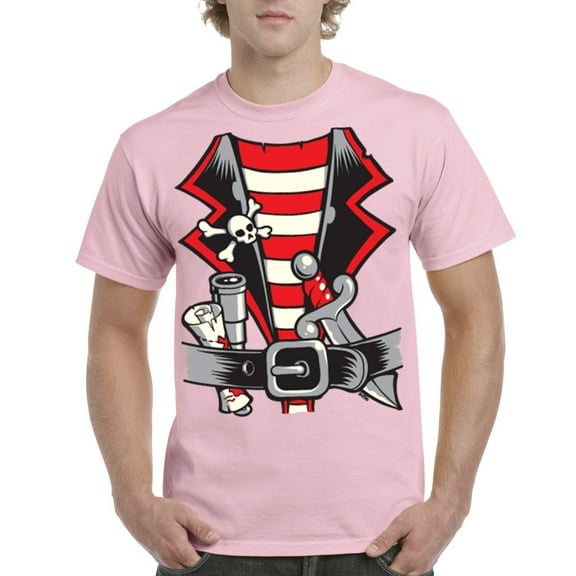 NIB - Men's T-Shirt Short Sleeve - Pirate Costume