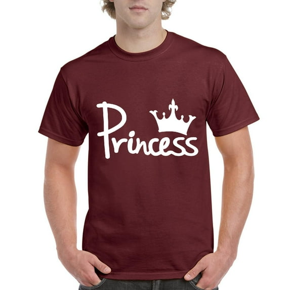 NIB - Men's T-Shirt Short Sleeve, up to Men Size 5XL - Princess Crown