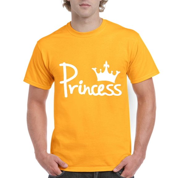 NIB - Men's T-Shirt Short Sleeve, up to Men Size 5XL - Princess Crown