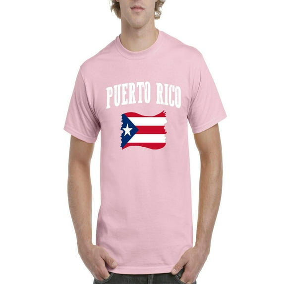 NIB - Men's T-Shirt Short Sleeve, up to Men Size 5XL - Puerto Rico Flag