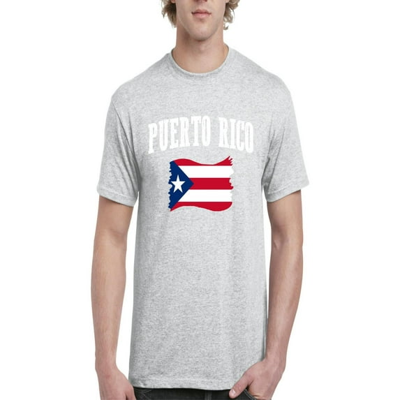 NIB - Men's T-Shirt Short Sleeve, up to Men Size 5XL - Puerto Rico Flag