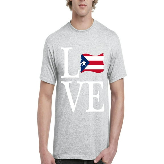 NIB - Men's T-Shirt Short Sleeve, up to Men Size 5XL - Puerto Rico