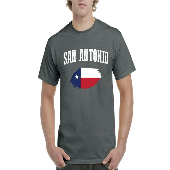NIB - Men's T-Shirt Short Sleeve, up to Men Size 5XL - San Antonio