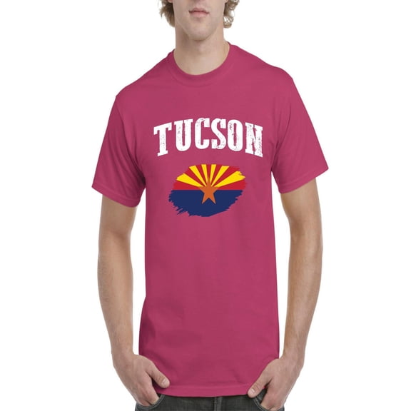 NIB - Men's T-Shirt Short Sleeve, up to Men Size 5XL - Tucson Arizona Flag