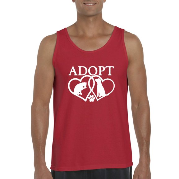 NIB - Men's Tank Top for Men - Adopt Animal Rescue