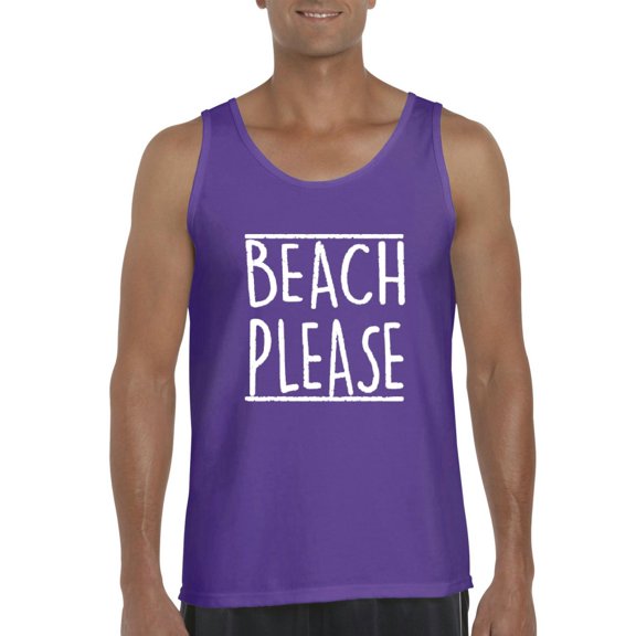 NIB - Men's Tank Top for Men - Beach Please