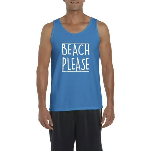 NIB - Men's Tank Top for Men - Beach Please