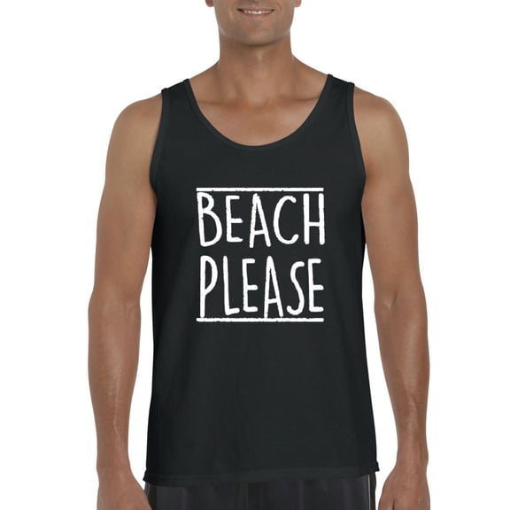 NIB - Men's Tank Top for Men - Beach Please