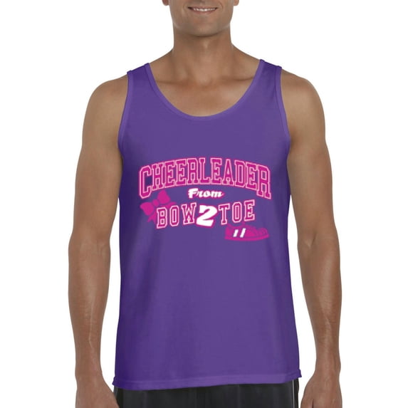 NIB - Men's Tank Top for Men - Cheerleader Bow 2 Toe