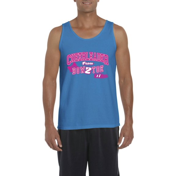 NIB - Men's Tank Top for Men - Cheerleader Bow 2 Toe