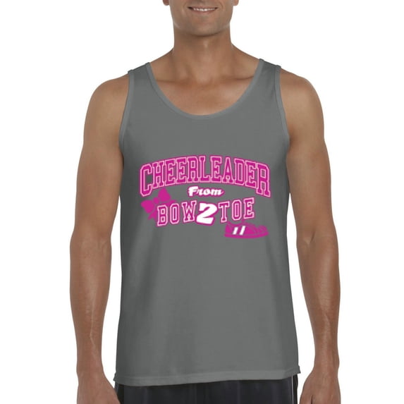 NIB - Men's Tank Top for Men - Cheerleader Bow 2 Toe
