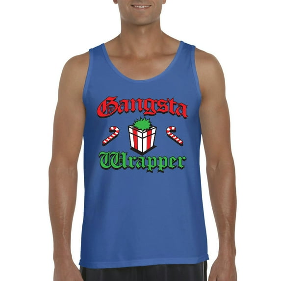 NIB - Men's Tank Top for Men - Christmas Wrapper