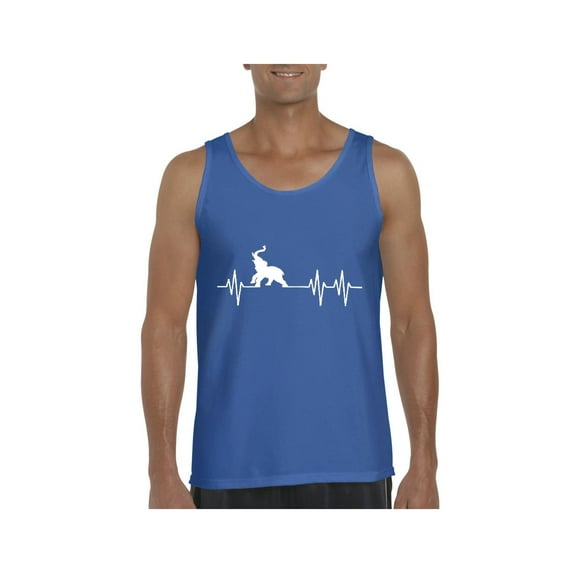 NIB - Men's Tank Top for Men - Elephant Heartbeat